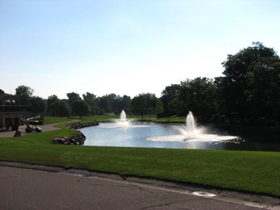  Pond outside of clubhouse 